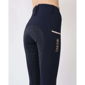 Rebel Reithose Tone in Tone Full Grip Navy