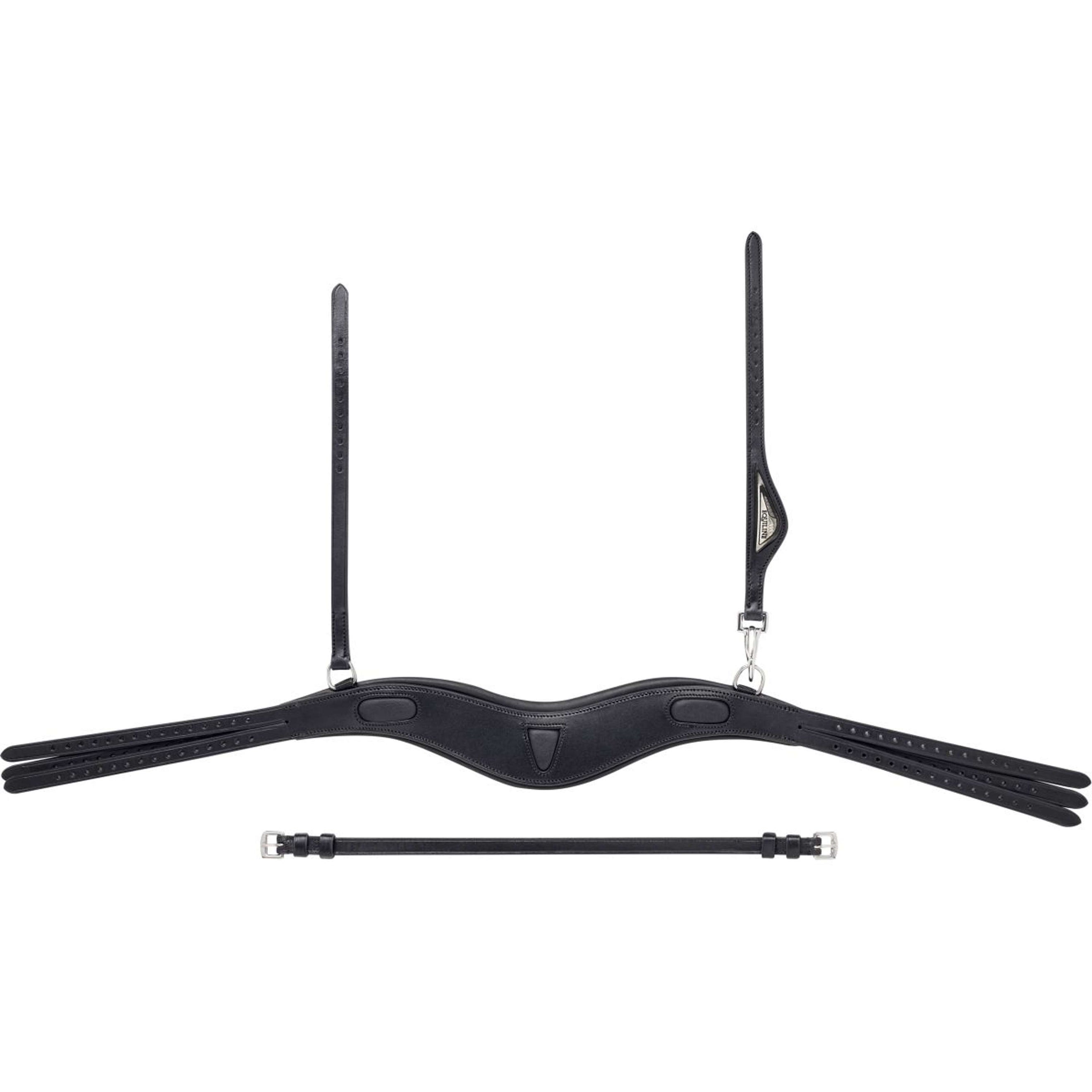 Equiline Kopfstück Light Anatomisch 3 Tie Schwarz Equiline Kopfstück Light Anatomisch 3 Tie Schwarz