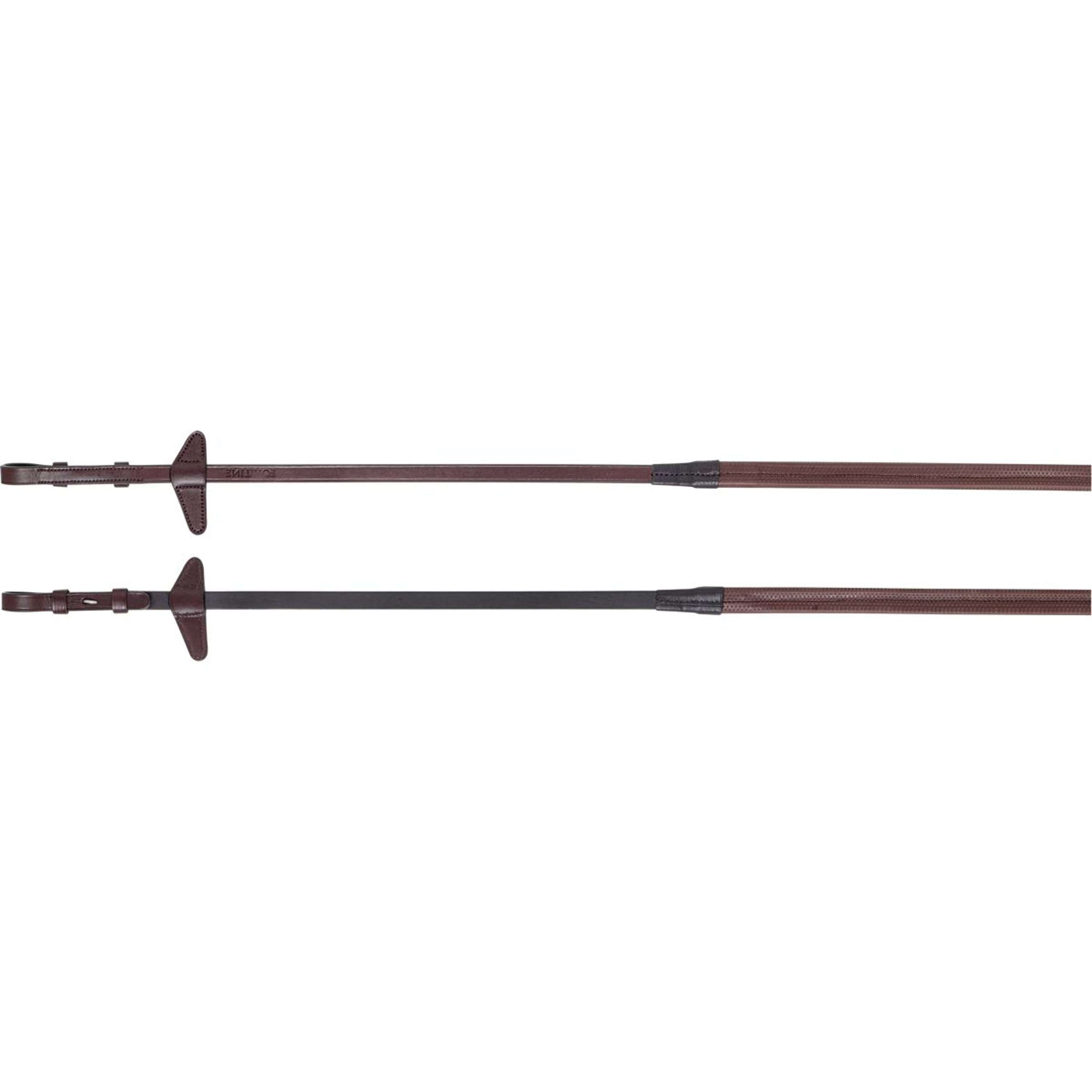 Equiline Zügel Gummi/Leder Braun Equiline Zügel Gummi/Leder Braun