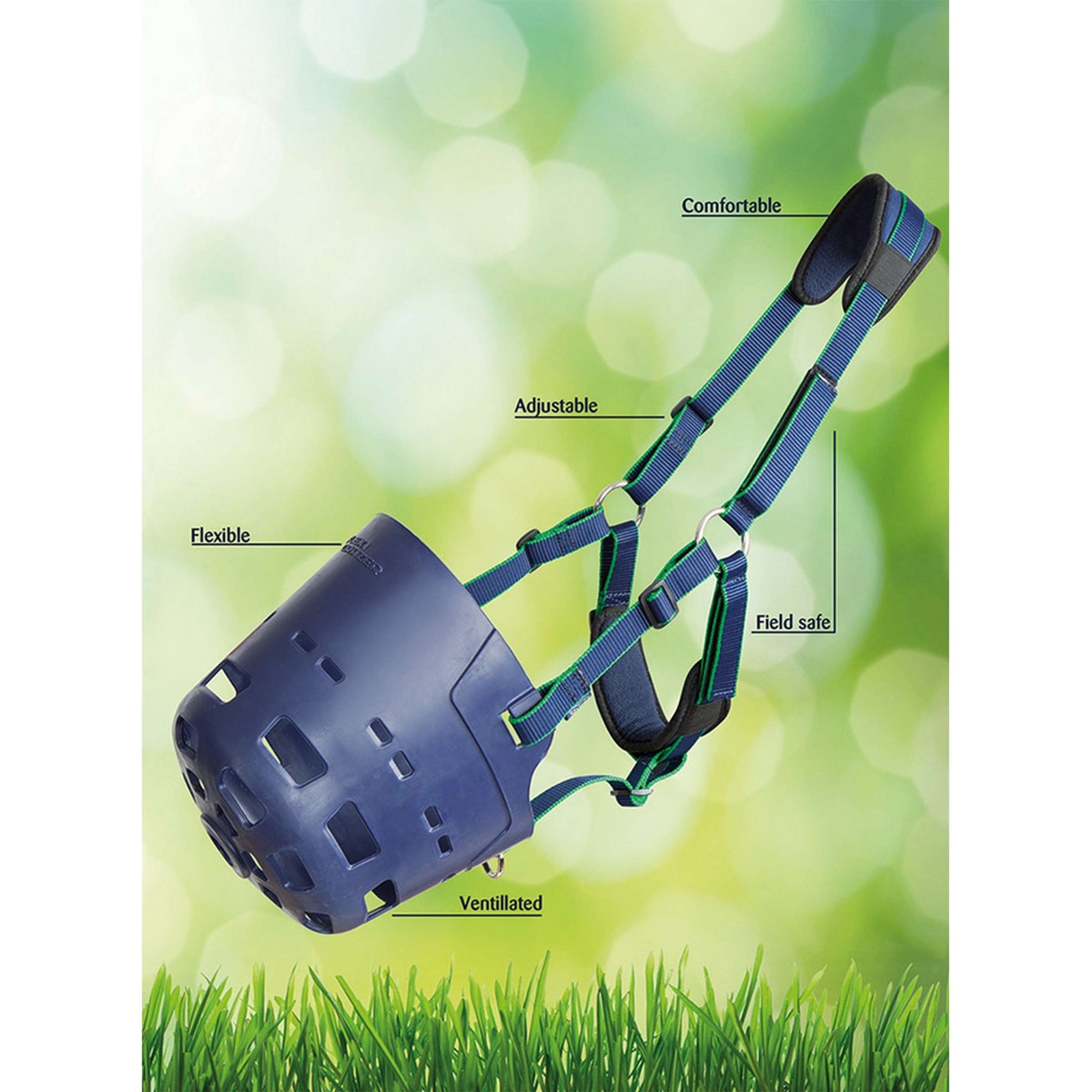 Flexi-Grazer by Shires Grasmaske Dunkelblau Flexi-Grazer by Shires Grasmaske Dunkelblau