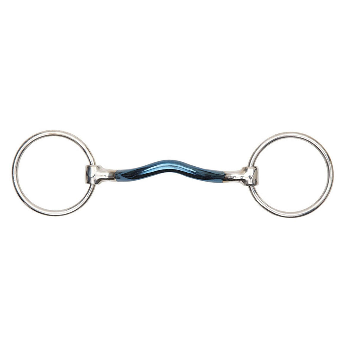 Shires Sweet Iron Loose Ring mit Zungenfreiheit Blau Sweet Iron