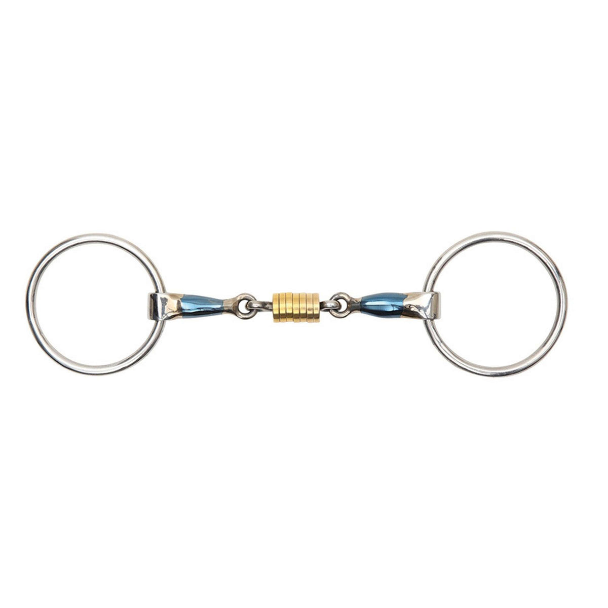 Shires Sweet Iron Loose Ring mit Roller Blau Sweet Iron