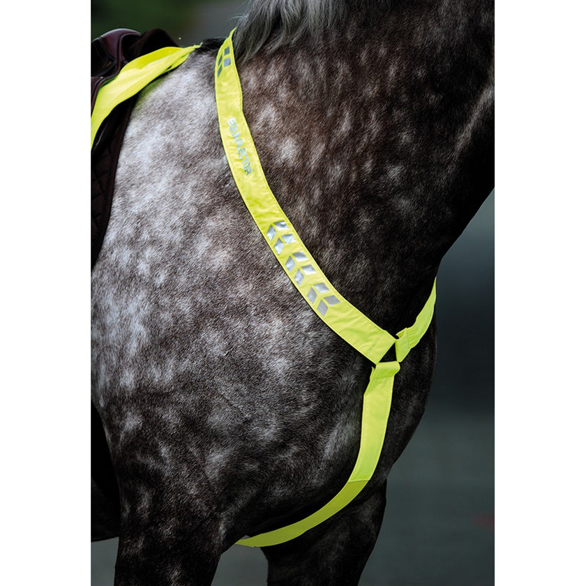 Equi-Flector by Shires Fliegenhaube Reflektierend Fluor Gelb Equi-Flector by Shires Fliegenhaube Reflektierend Fluor Gelb