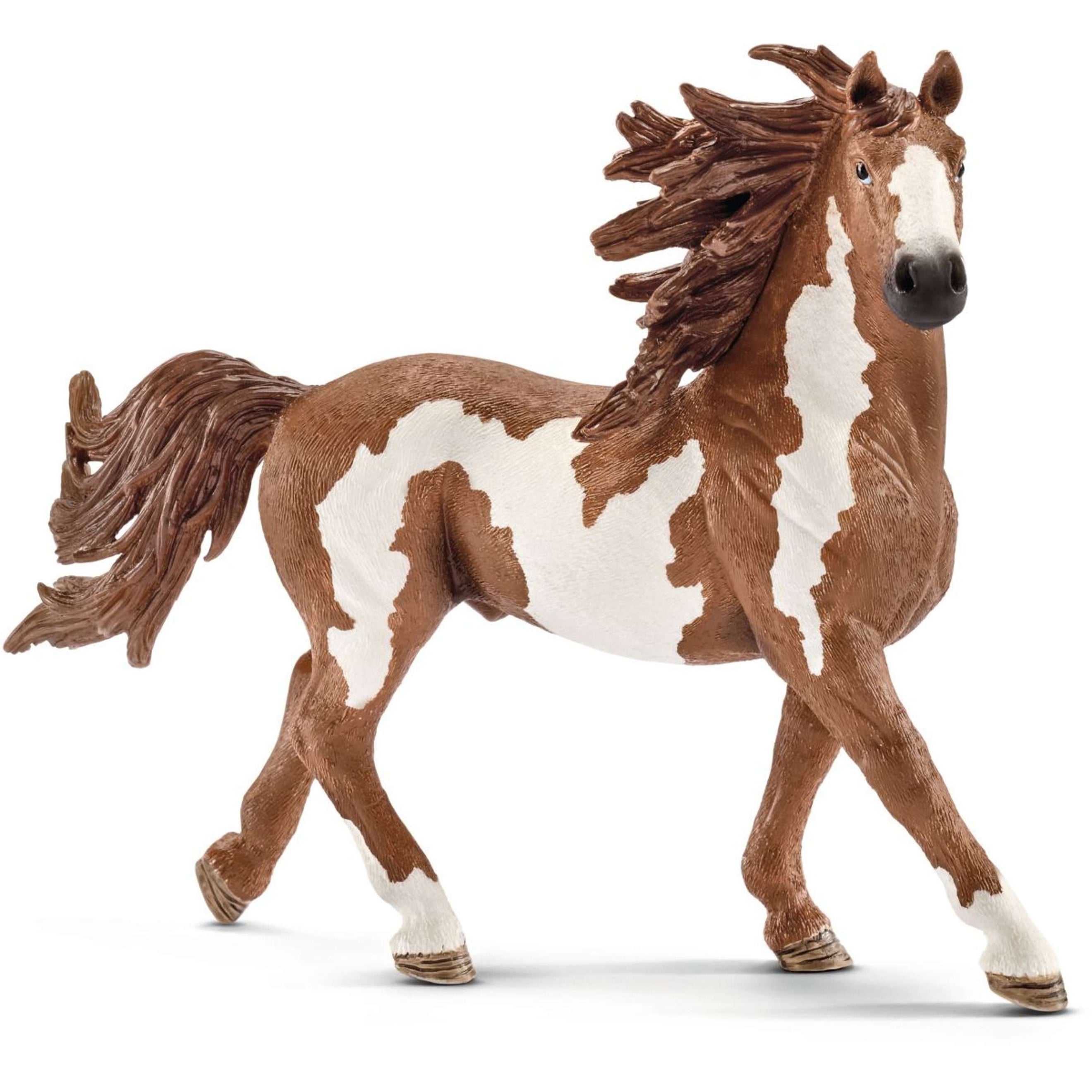 Schleich Figur Farm World Pinto Hengst Braun/Weiß