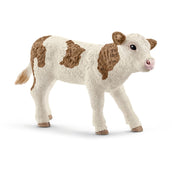 Schleich Figur Farm World Fleckvieh-Kalb Braun/Weiß