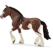 Schleich Figur Farm World Clydesdale Stute Braun