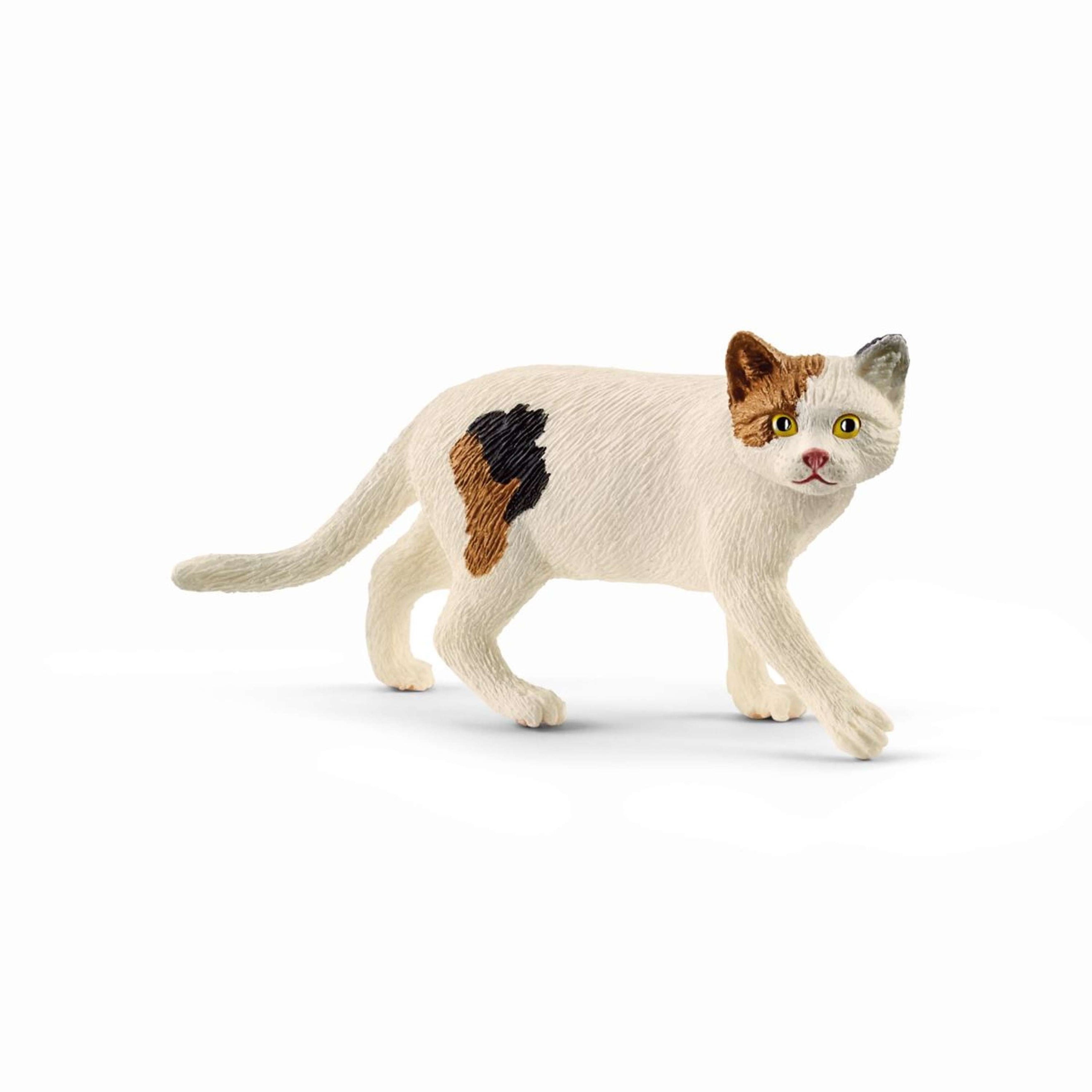 Schleich Figur Farm World Amerikanische Kurzhaarkatze Weiß