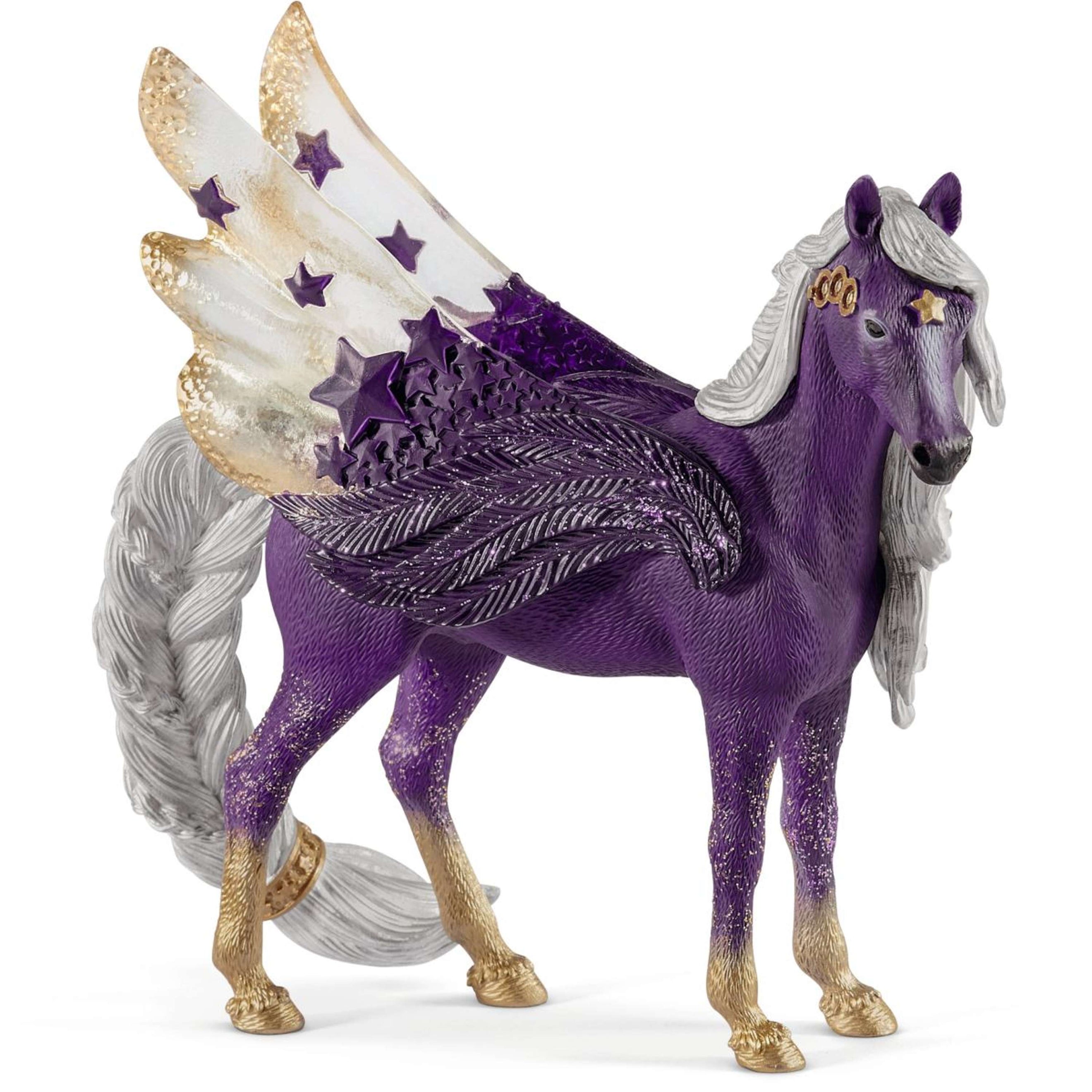 Schleich Figur Bayala Sternen-Pegasus, Stute Gold/Lila