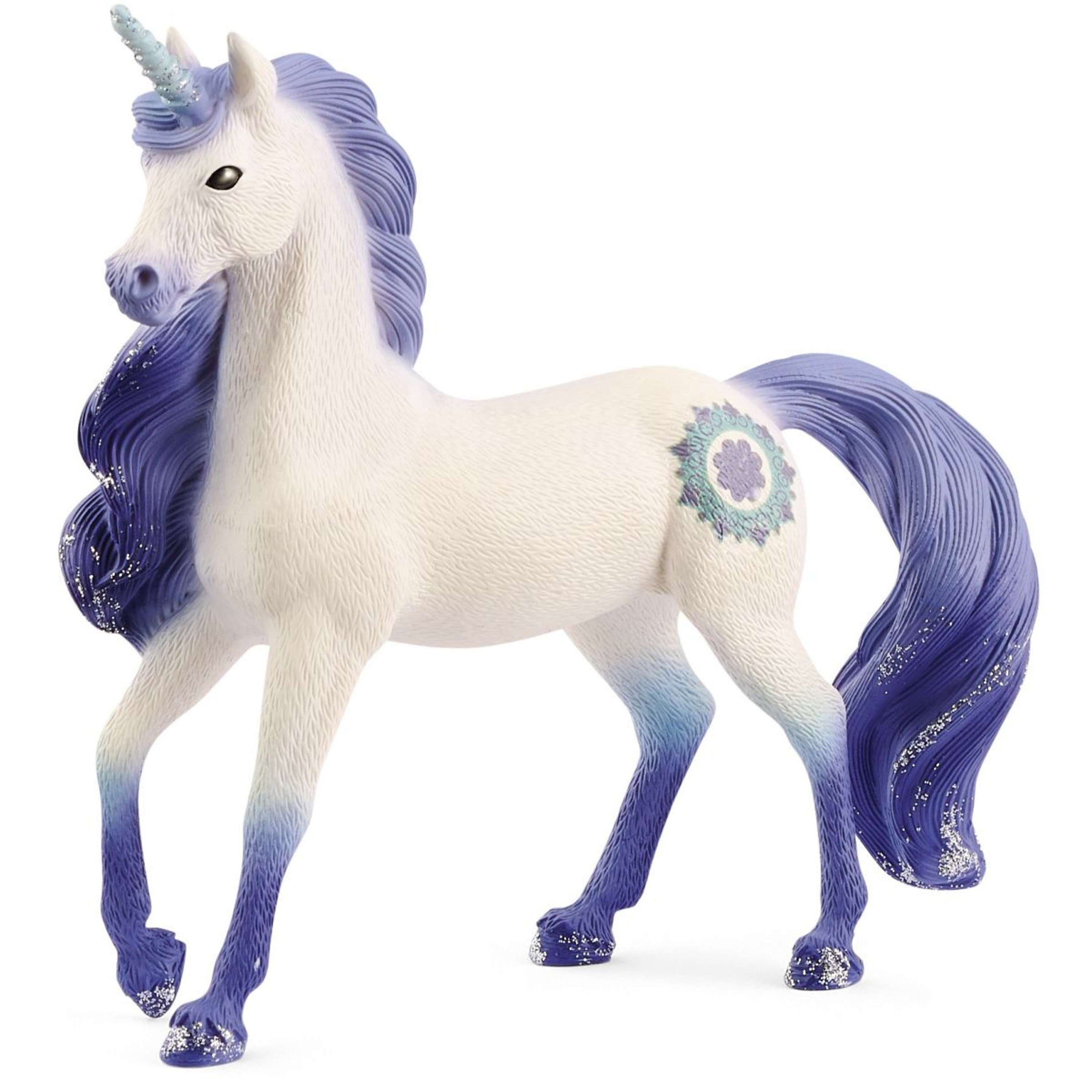 Schleich Figur Bayala Mandala Einhorn Hengst Lila/Weiß