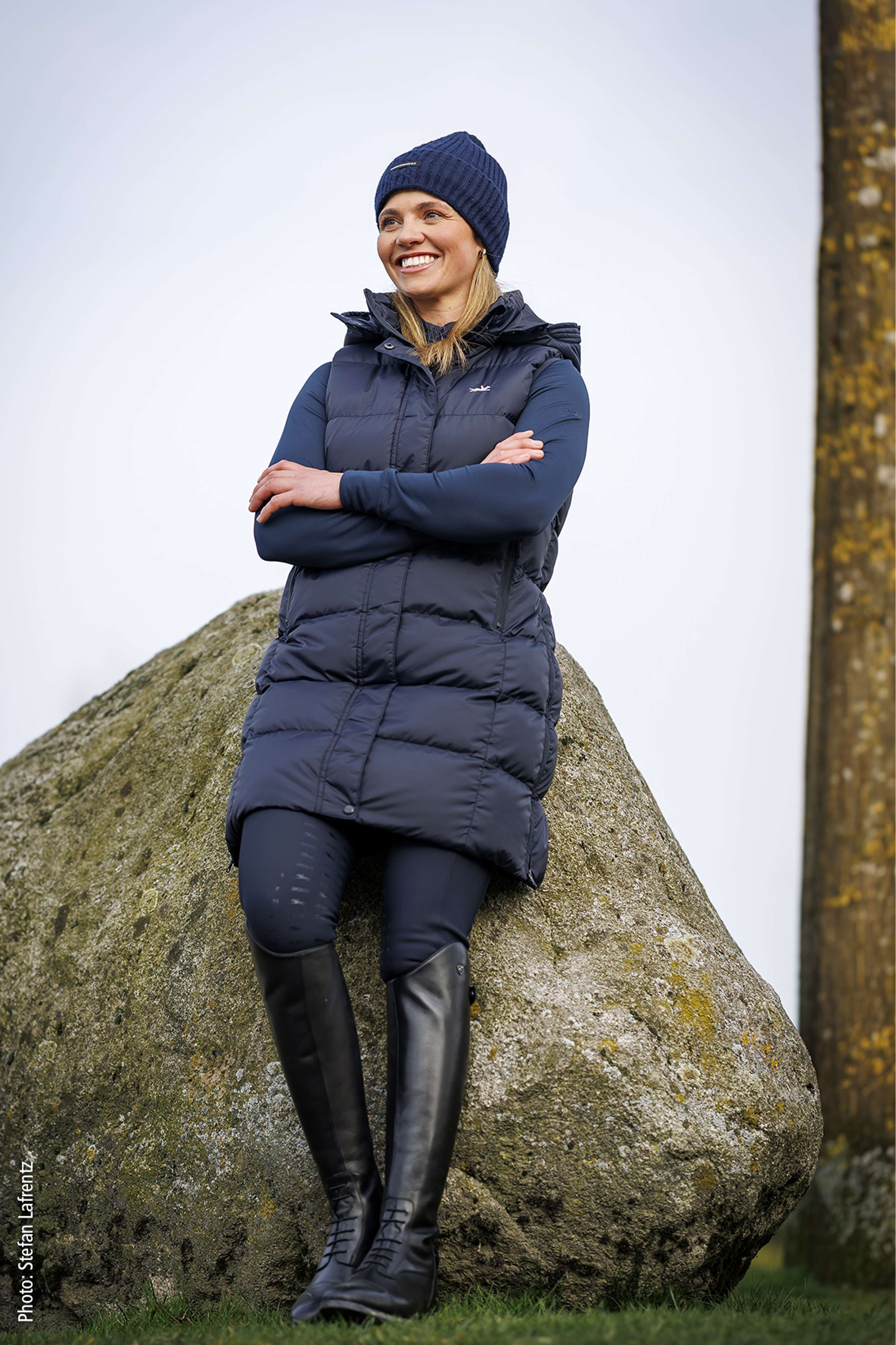 Schockemöhle Langer Bodywarmer SPTilly Dunkle Navy