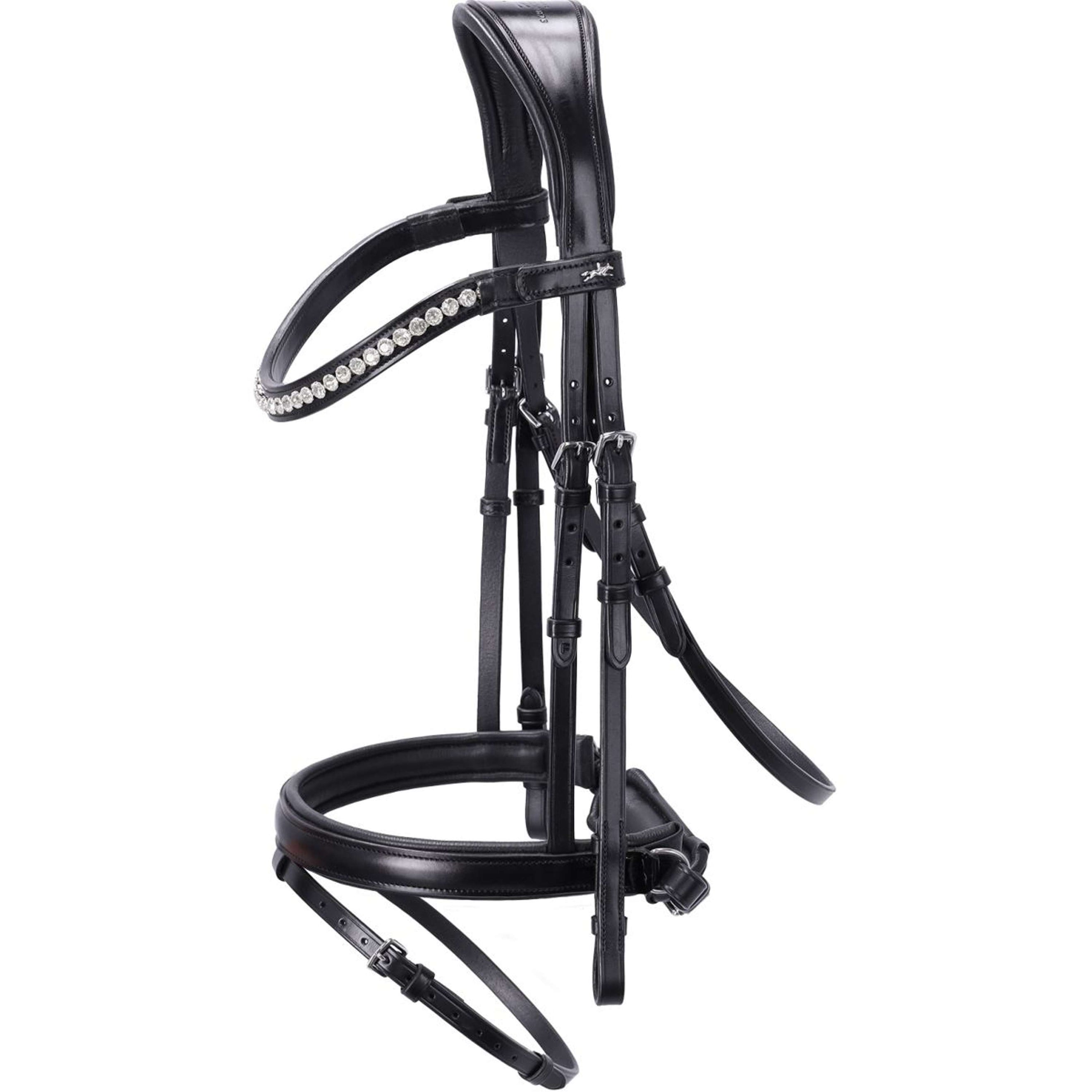 Schockemöhle Zaum Palermo Schwarz/Silber Schockemöhle Zaum Palermo Schwarz/Silber
