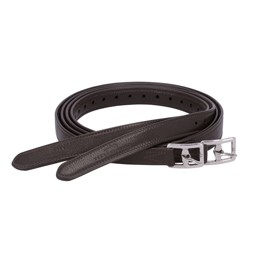 Schockemöhle Steigbügelriemen Colorado Soft Espresso/Silber