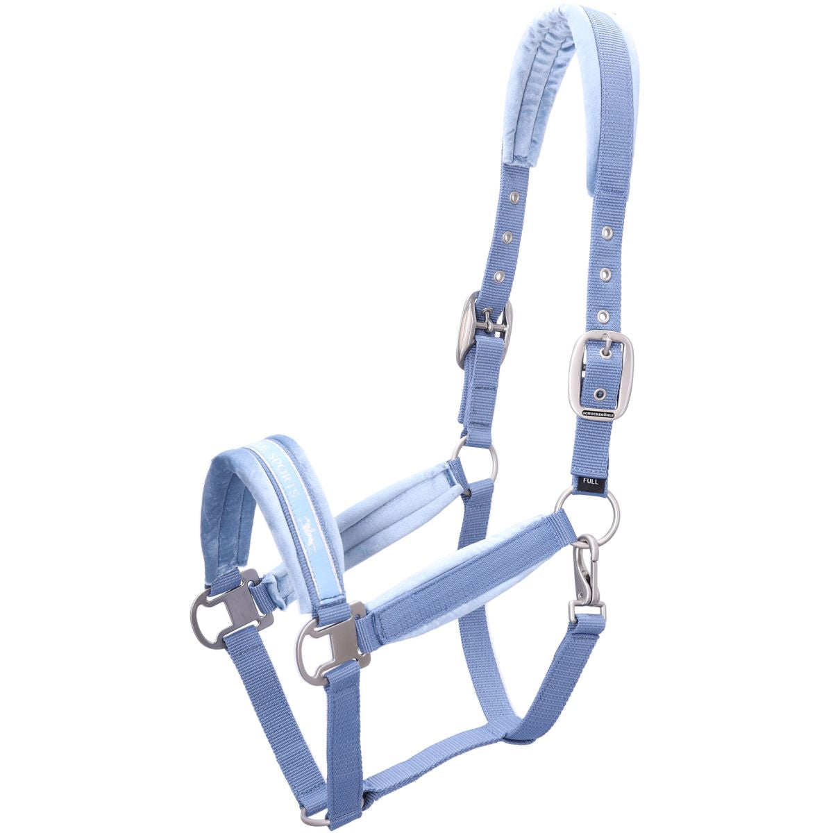 Schockemöhle Halfter SP Soft Velvet Style Milky Blau