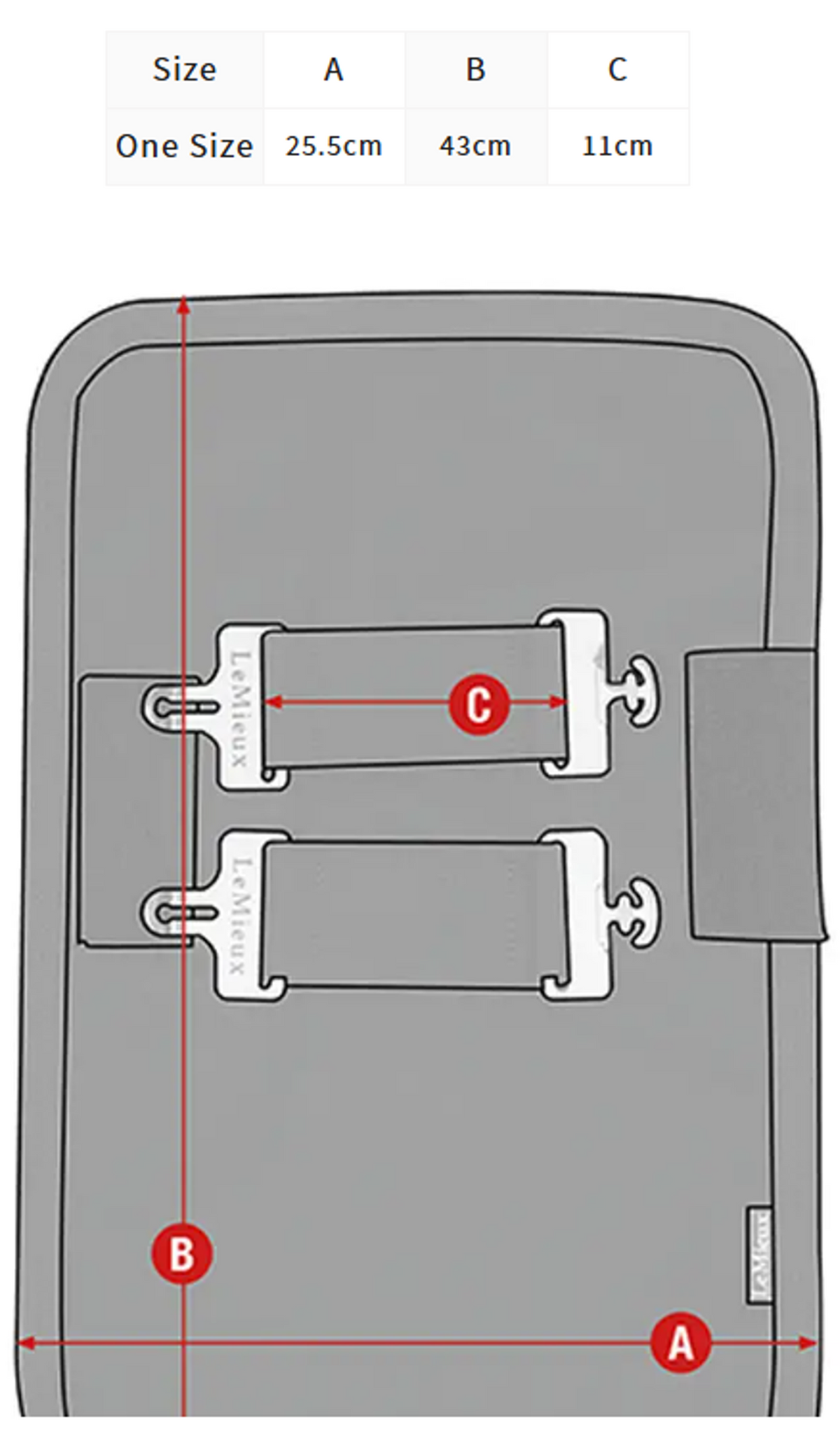 LeMieux Brustverlängerung Navy