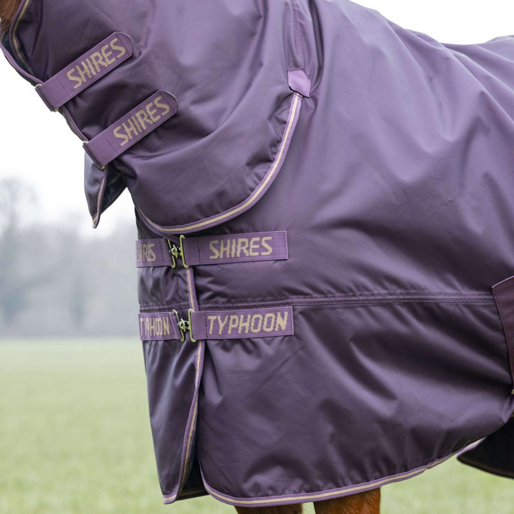 Tempest by Shires Winterdecke Turnout Typhoon 100g Black Cherry