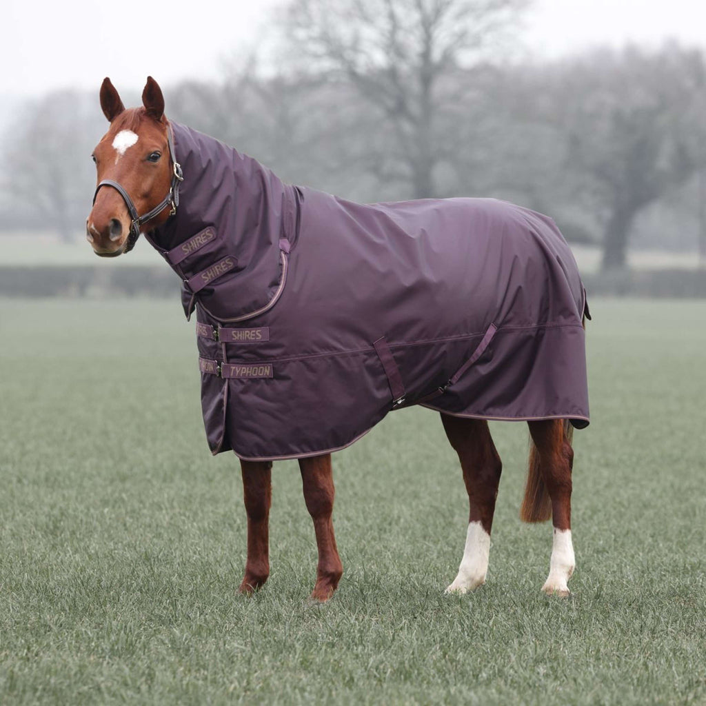 Tempest by Shires Winterdecke Turnout Typhoon 100g Black Cherry