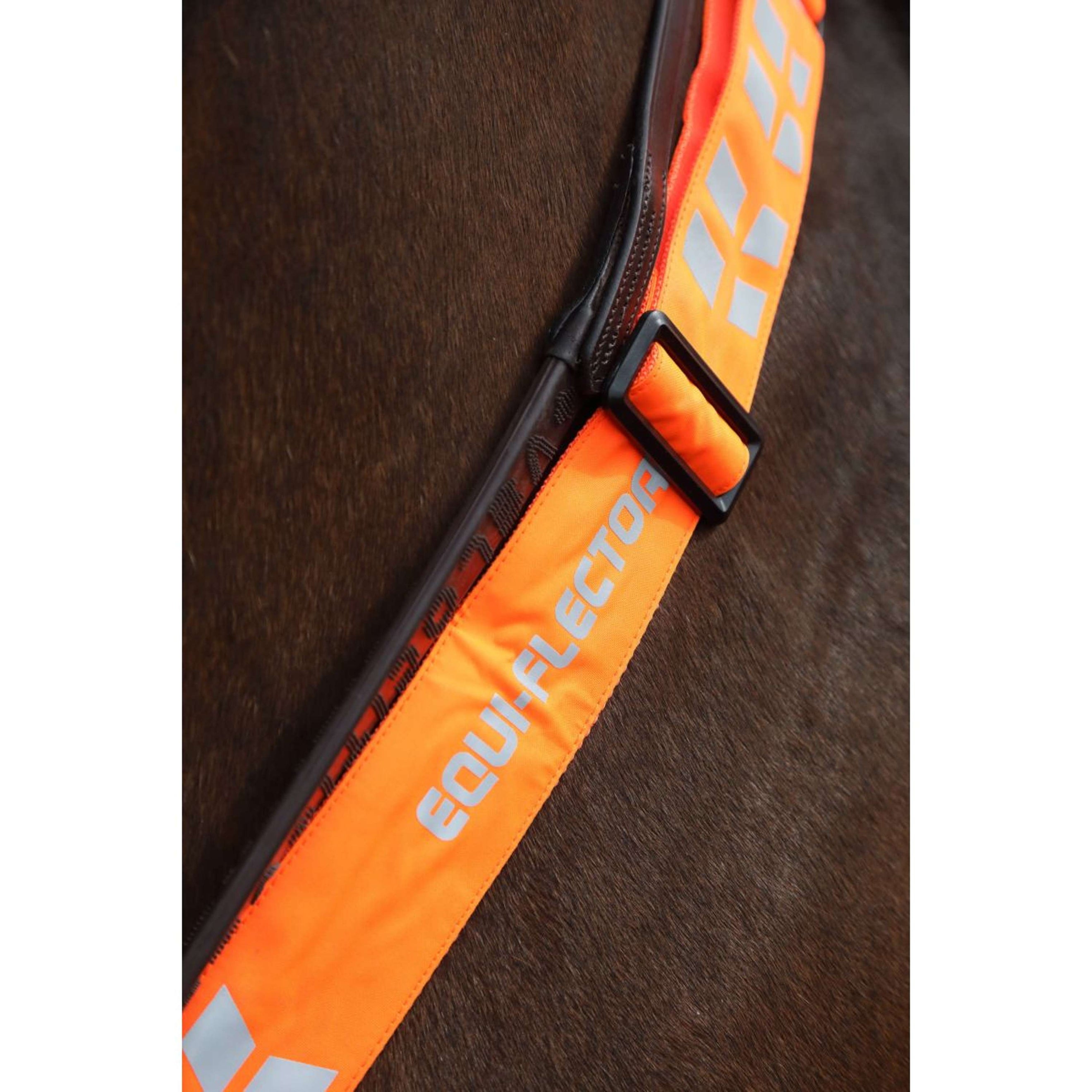 Equi-Flector by Shires Fliegenhaube Reflektierend Orange