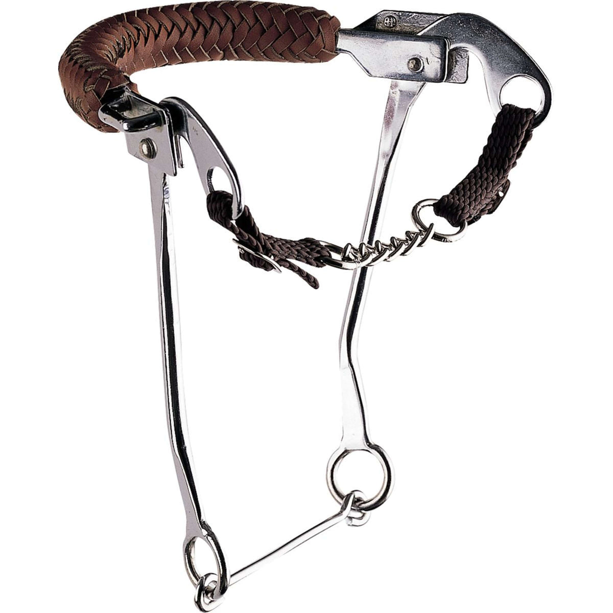 Sprenger Hackamore Stainless Steel Braided Leather