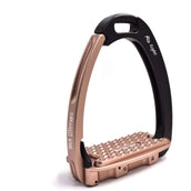 Tech Stirrups Steigbügel Venice FIT Schwarz/Rosegold