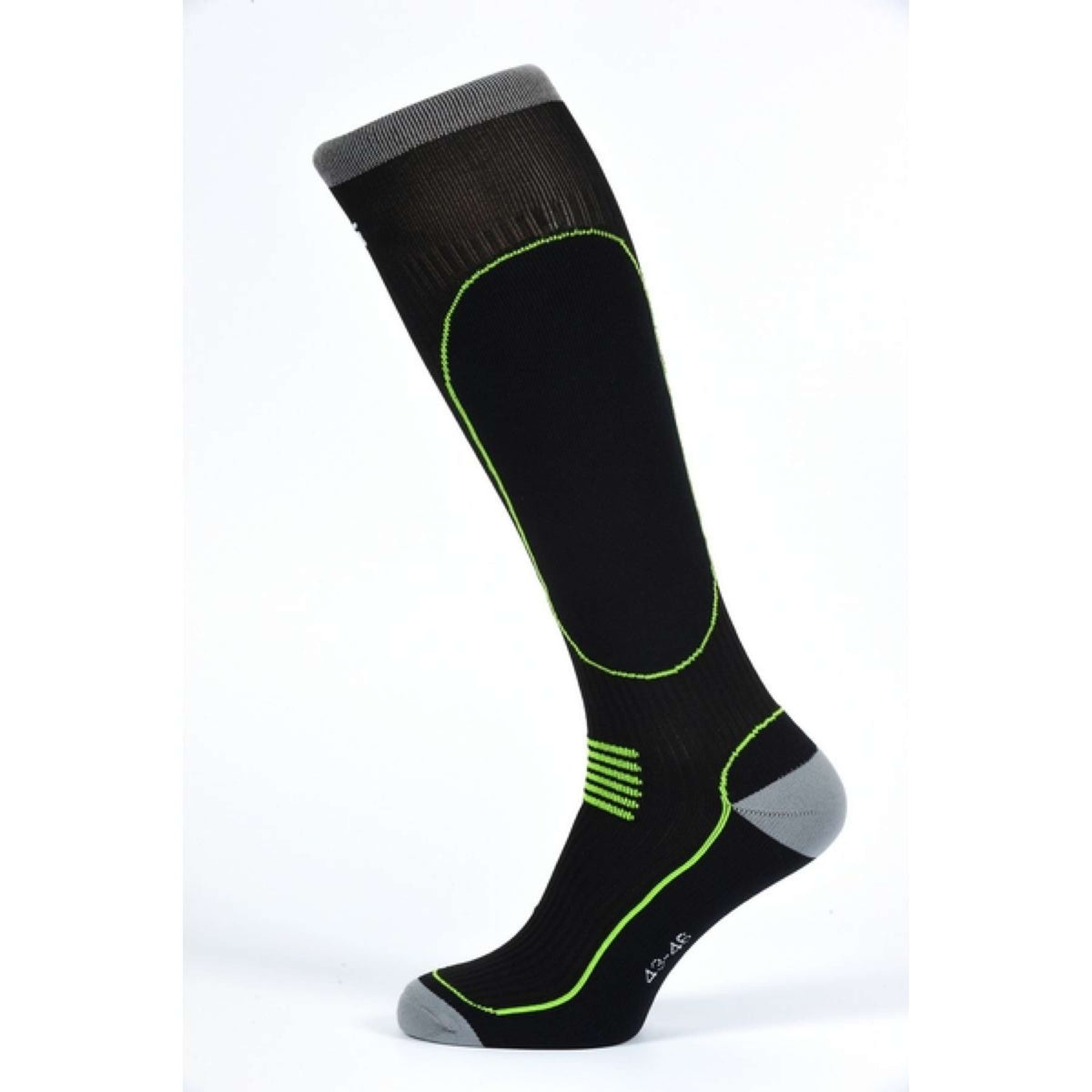 Tech Stirrups Socken Technical Schwarz/Grün