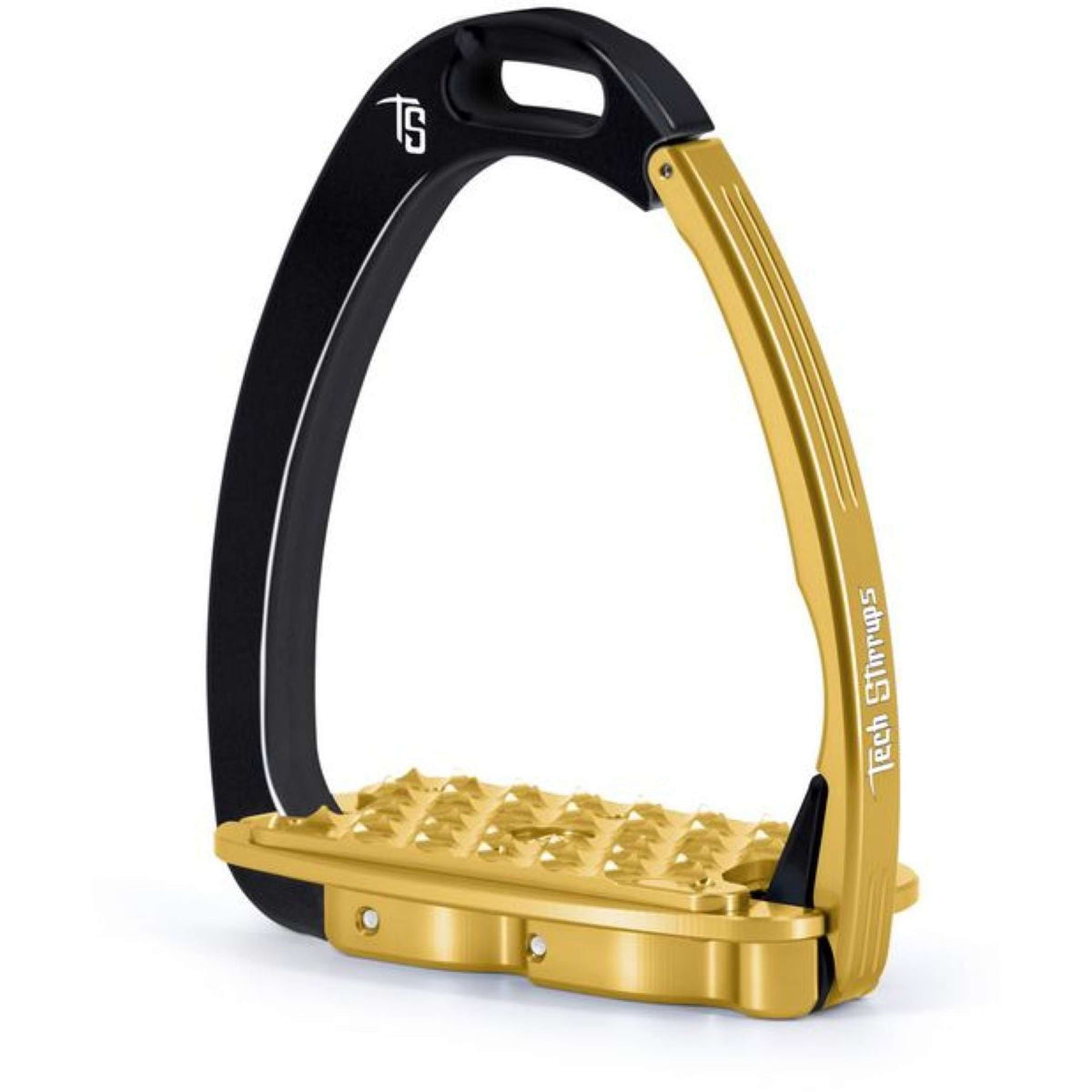 Tech Stirrups Steigbügel Venice EVO Classic Schwarz/Gold