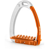 Tech Stirrups Steigbügel Venice Sloped EVO Silber/Orange