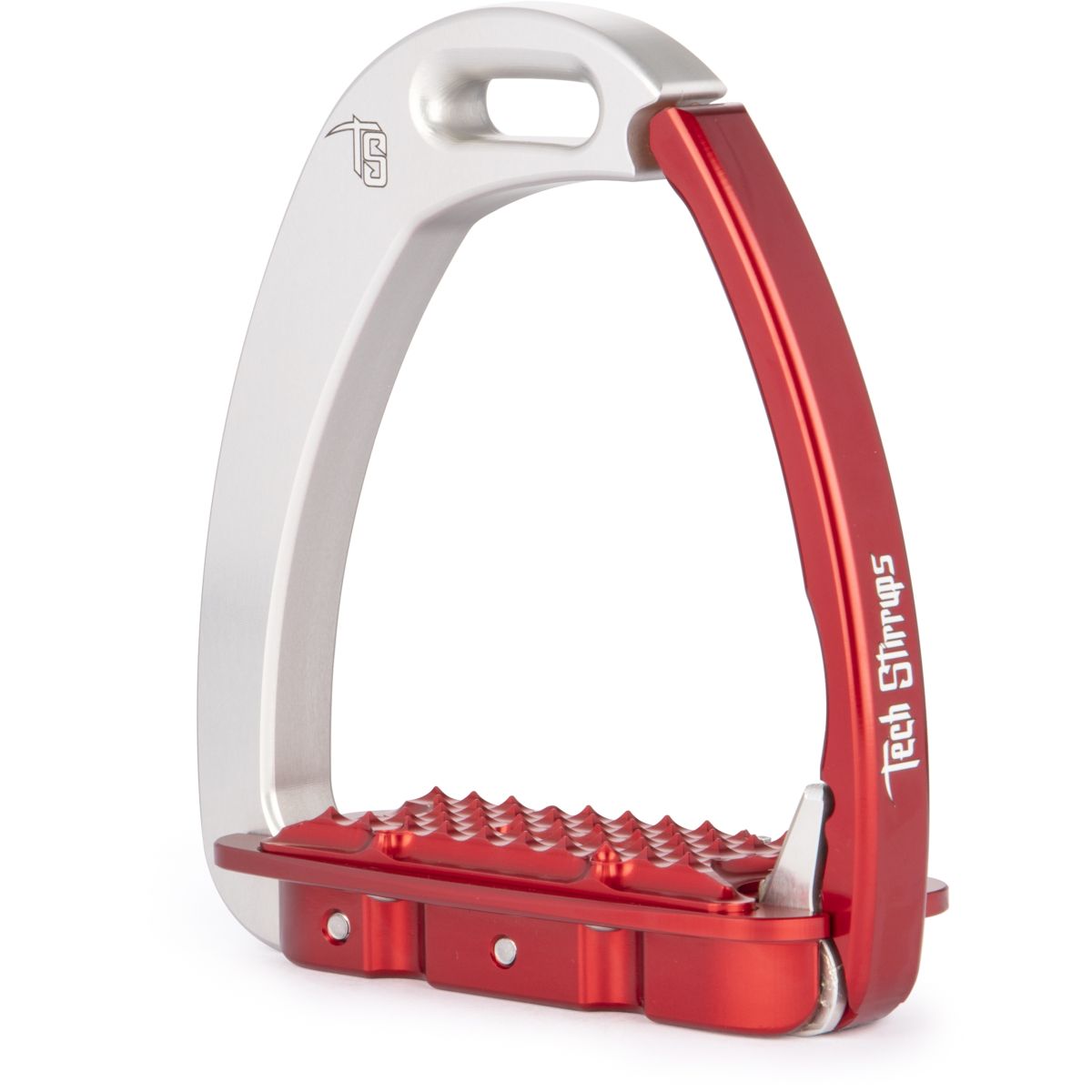 Tech Stirrups Steigbügel Venice Young EVO Classic Silber/Rot