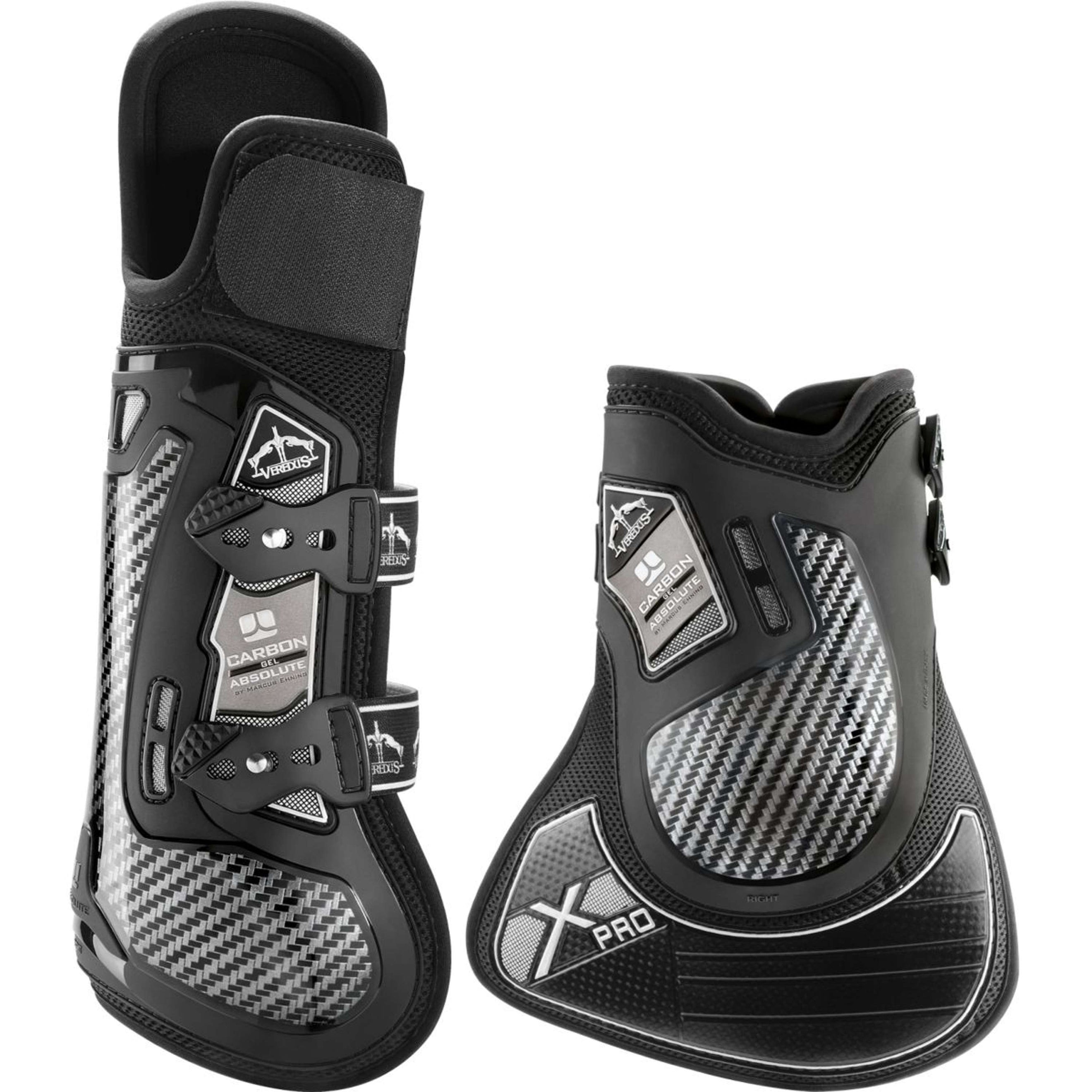 Veredus Sehnenschutz Carbon Gel Absolute X Pro Front Schwarz Veredus Sehnenschutz Carbon Gel Absolute X Pro Front Schwarz