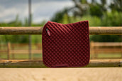Velder Horsewear Essentials Schabracke Dressur Classic Bordeaux