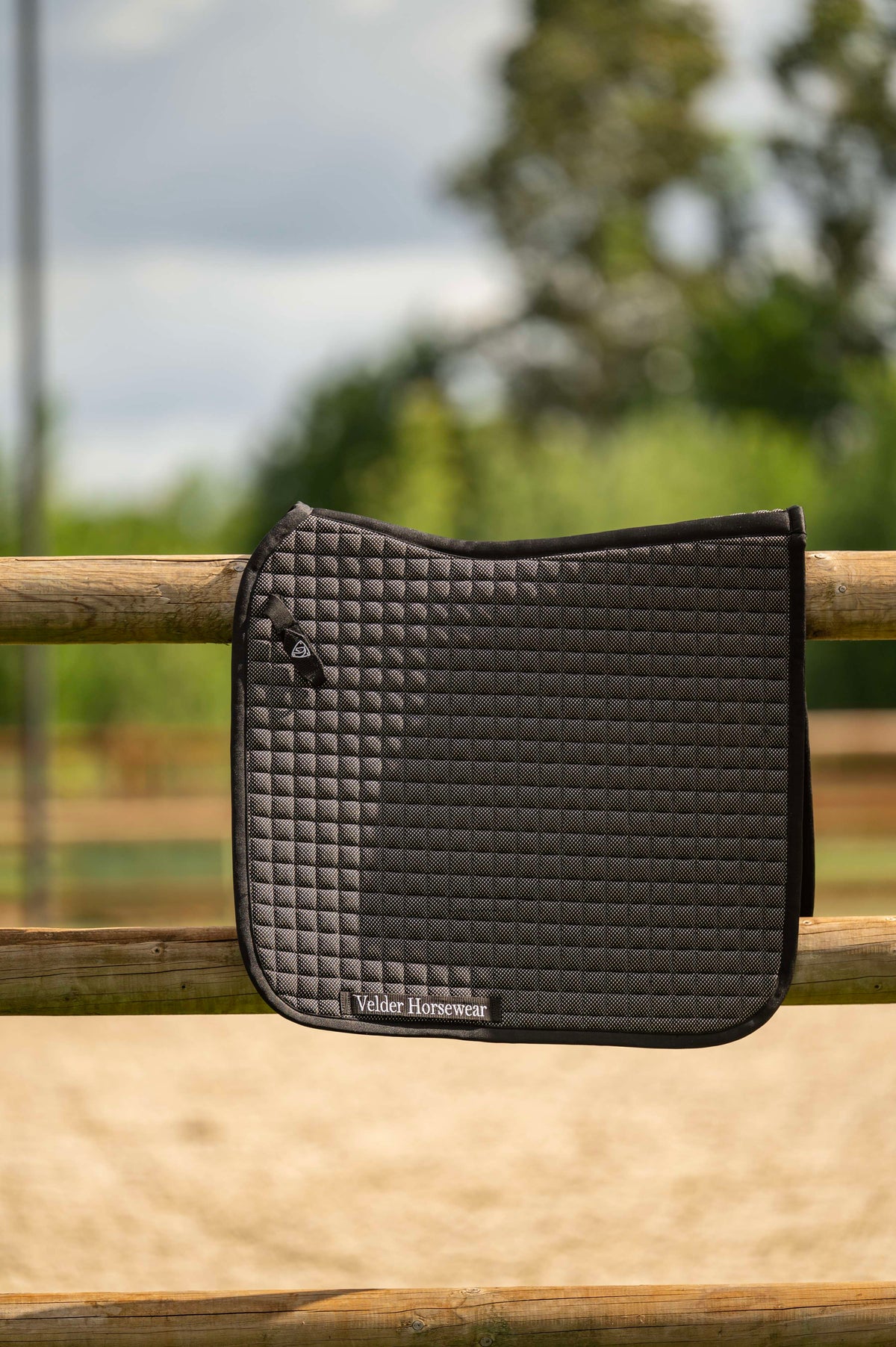 Velder Horsewear Premium Schabracke Bamboo Dressur Schwarz