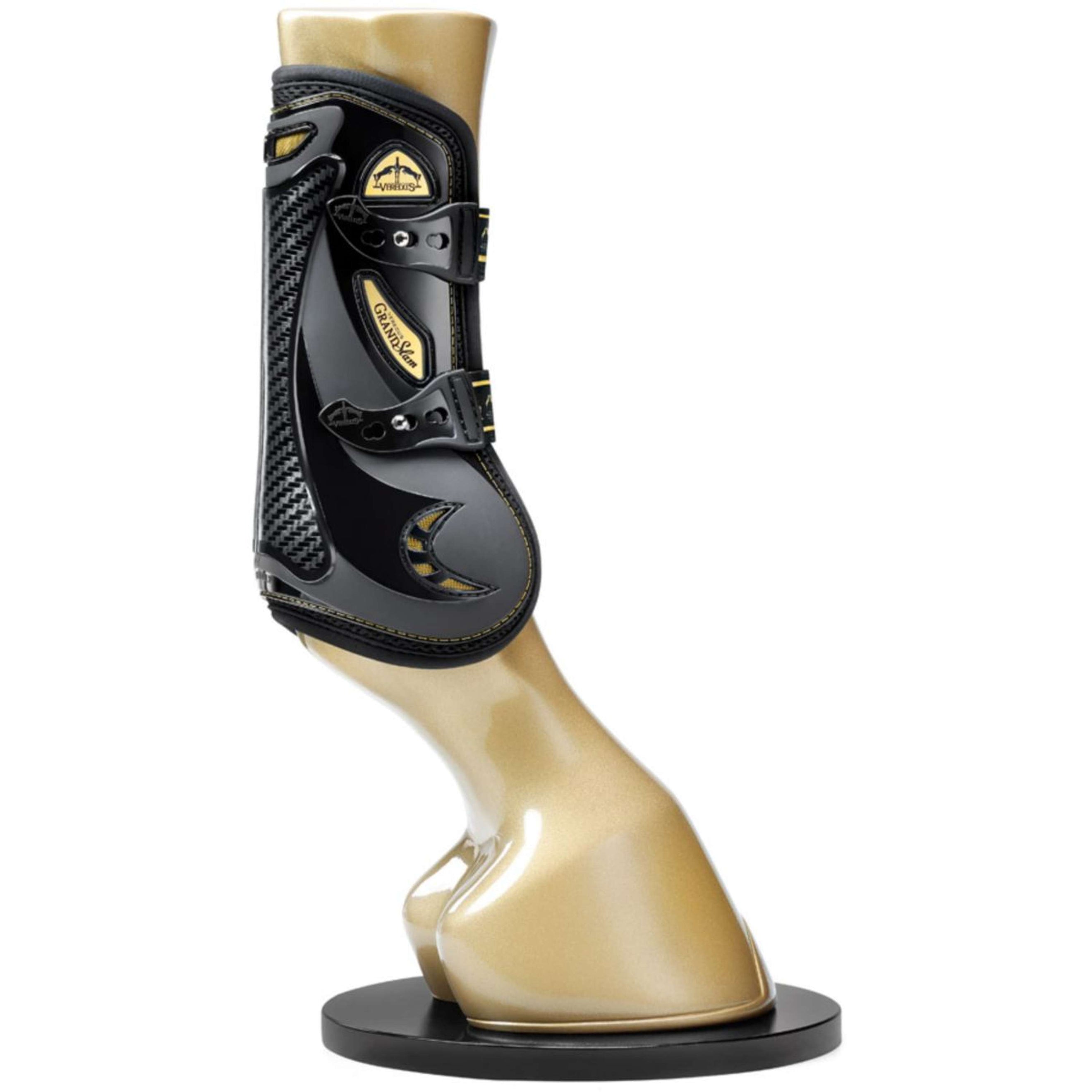 Veredus Sehnenschutz Grand Slam Carbon Gel Front Schwarz/Gold