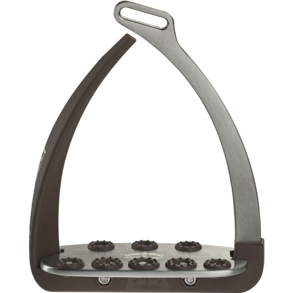 Veredus Sicherheitssteigbügel Vita Steel1 Silber/Braun