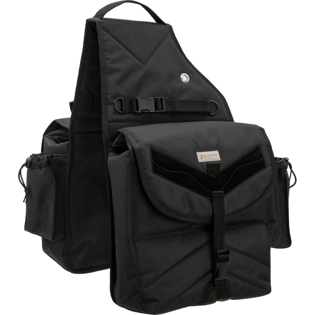 Waldhausen Satteltasche Premium Doppel Schwarz