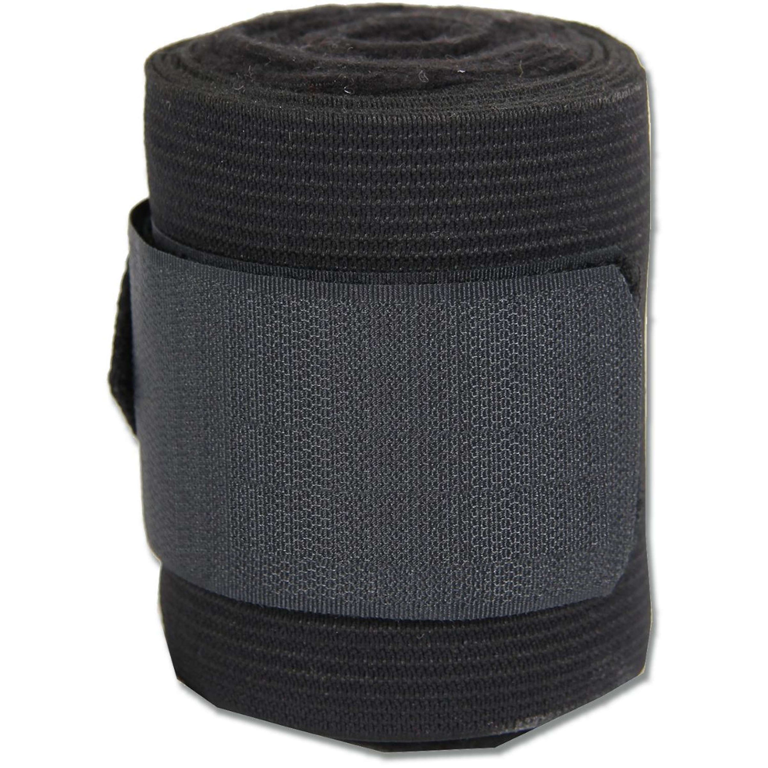 Waldhausen Bandagen Elastic/Fleece 4 Stück Schwarz Waldhausen Bandagen Elastic/Fleece 4 Stück Schwarz