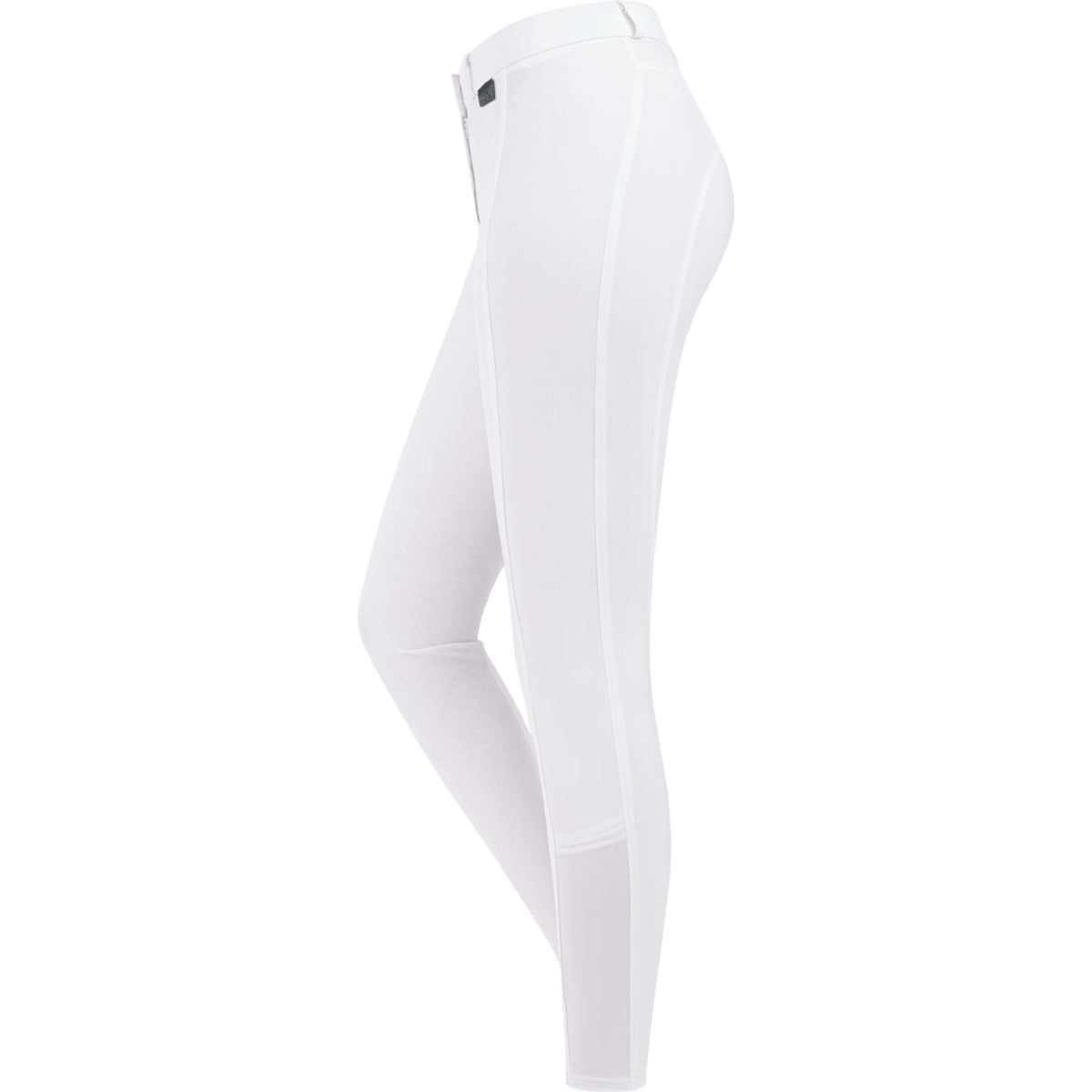 ELT Reithose Micro Silikon Kniebesatz Weiß