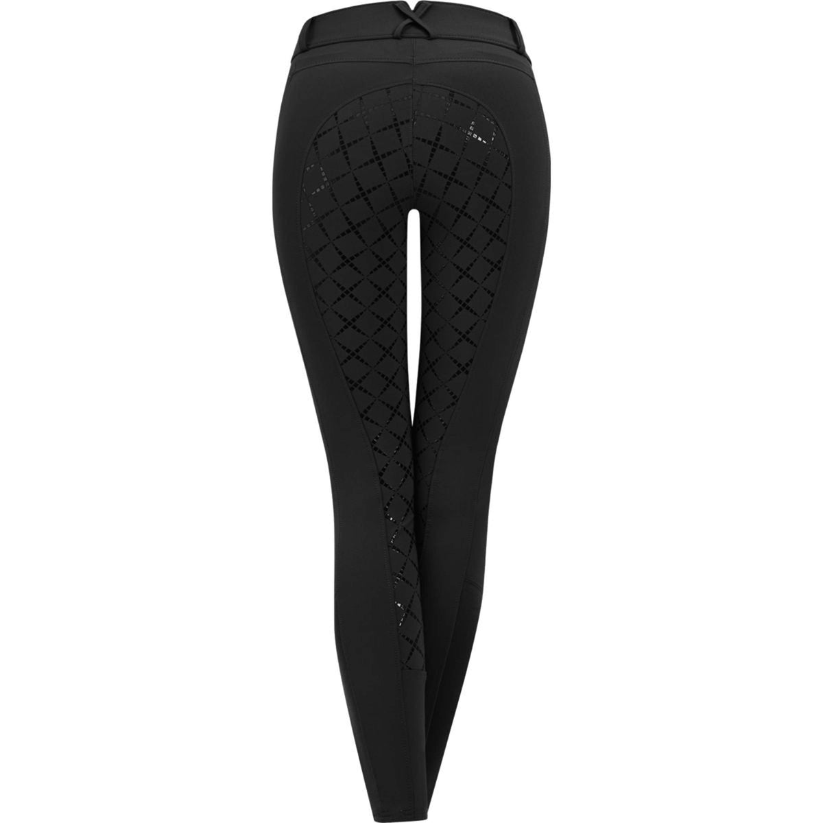 ELT Reithose Micro Sport High Waist Silikon Schwarz