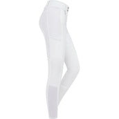 ELT Reithose Micro Sport High Waist Silikon Weiß