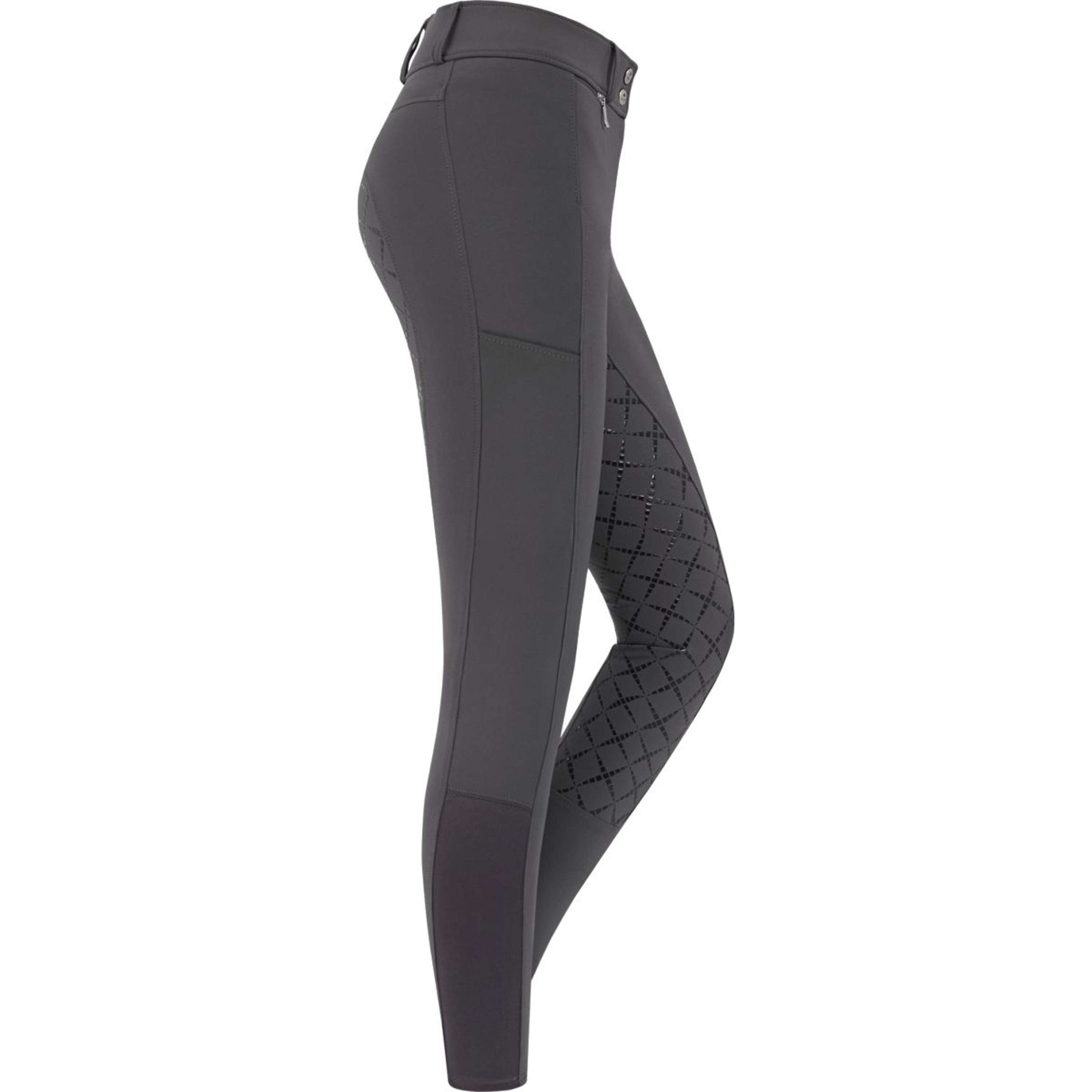 ELT Reithose Micro Sport High Waist Silikon Asphalt ELT Reithose Micro Sport High Waist Silikon Asphalt