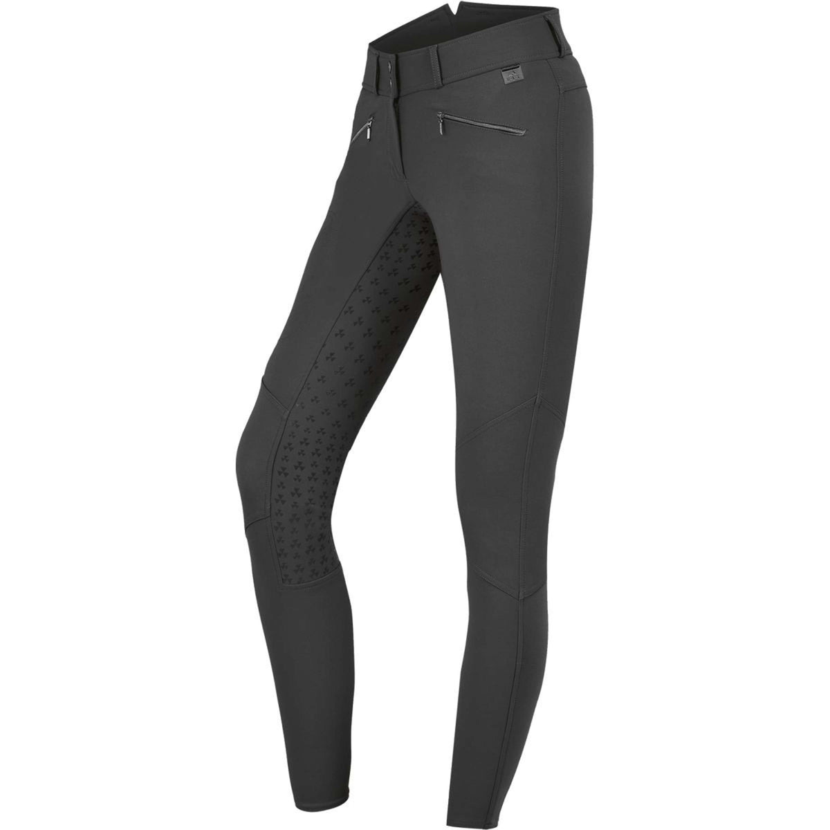 ELT Reithose Hella High Waist Silikon Asphalt