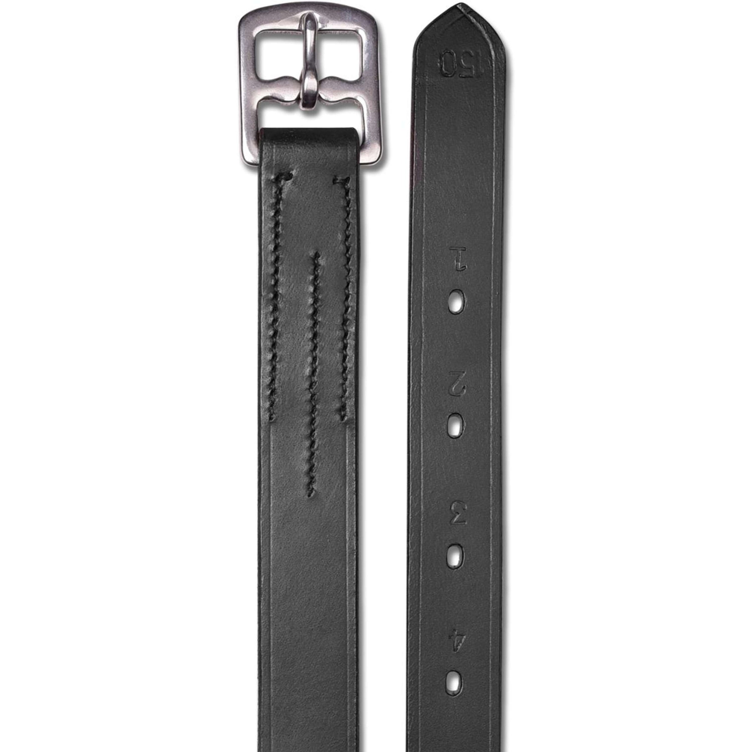 Waldhausen Steigbügelriemen X-Line 25mm Leder Schwarz Waldhausen Steigbügelriemen X-Line 25mm Leder Schwarz