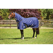 Weatherbeeta Comfitec Essential Detach-A-Neck Medium 220g Navy/Silber/Rot