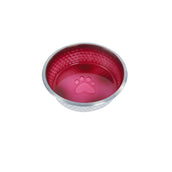 Weatherbeeta Dog Bowl Non-Slip Stainless Steel Shade Magenta