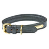 WeatherBeeta Dog Collar Padded Leather Schwarz