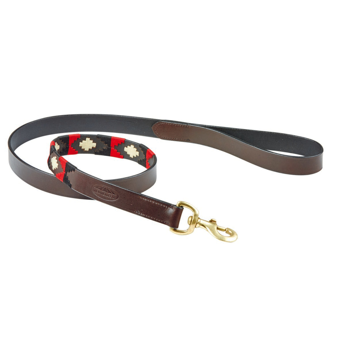 Weatherbeeta Hundeleine Polo Leder Cowdray/Brown/Black/Red/White