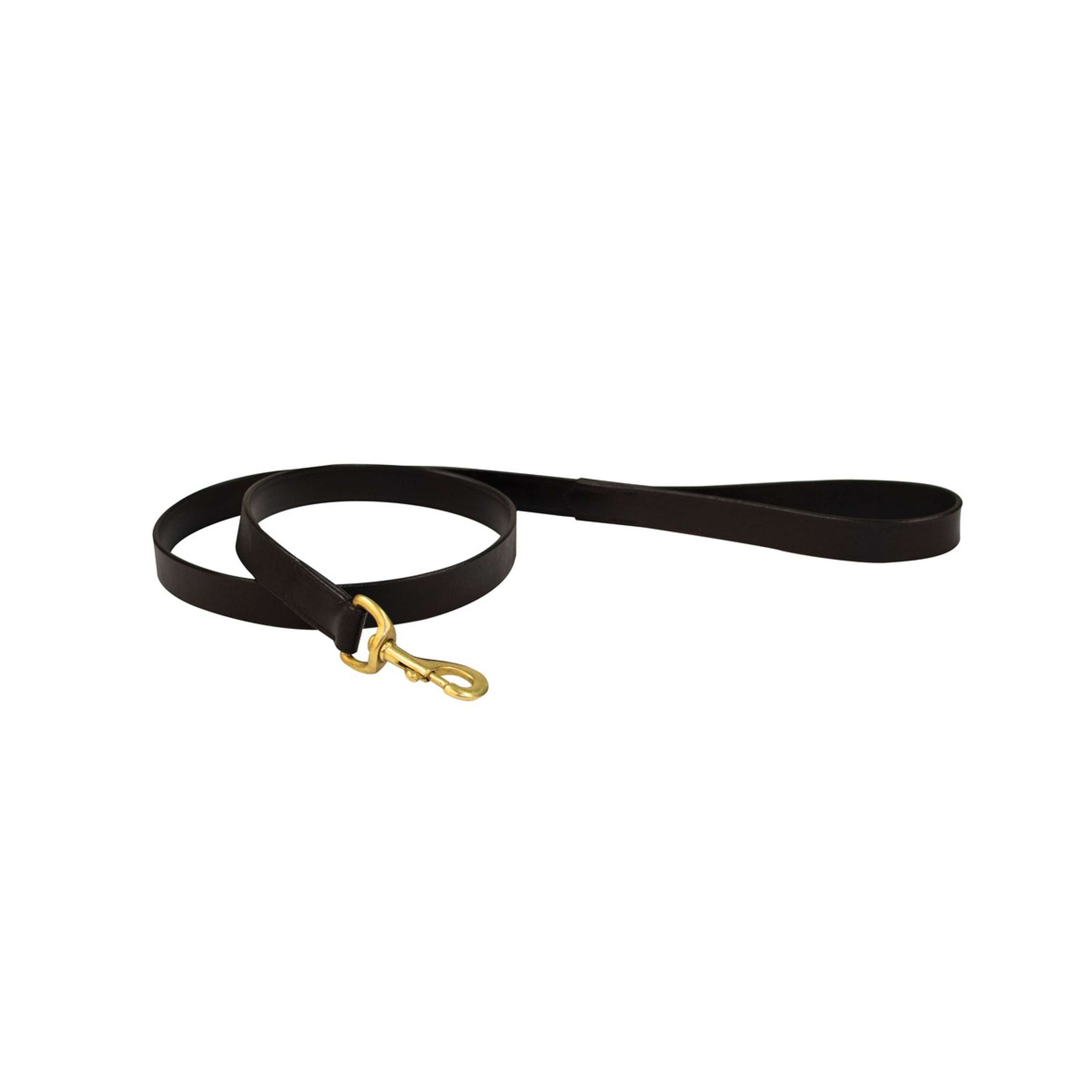 Weatherbeeta Dog Lead Leder Schwarz