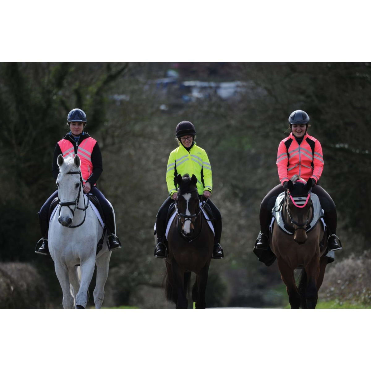 Weatherbeeta Jacke Reflective HiVis Wattiert Wasserdicht für Kinder Rosa