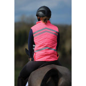 Weatherbeeta Weste Reflective HiVis Wattiert Rosa