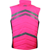 Weatherbeeta Weste Reflective HiVis Wattiert Rosa