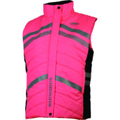 Weatherbeeta Weste Reflective HiVis Wattiert Rosa