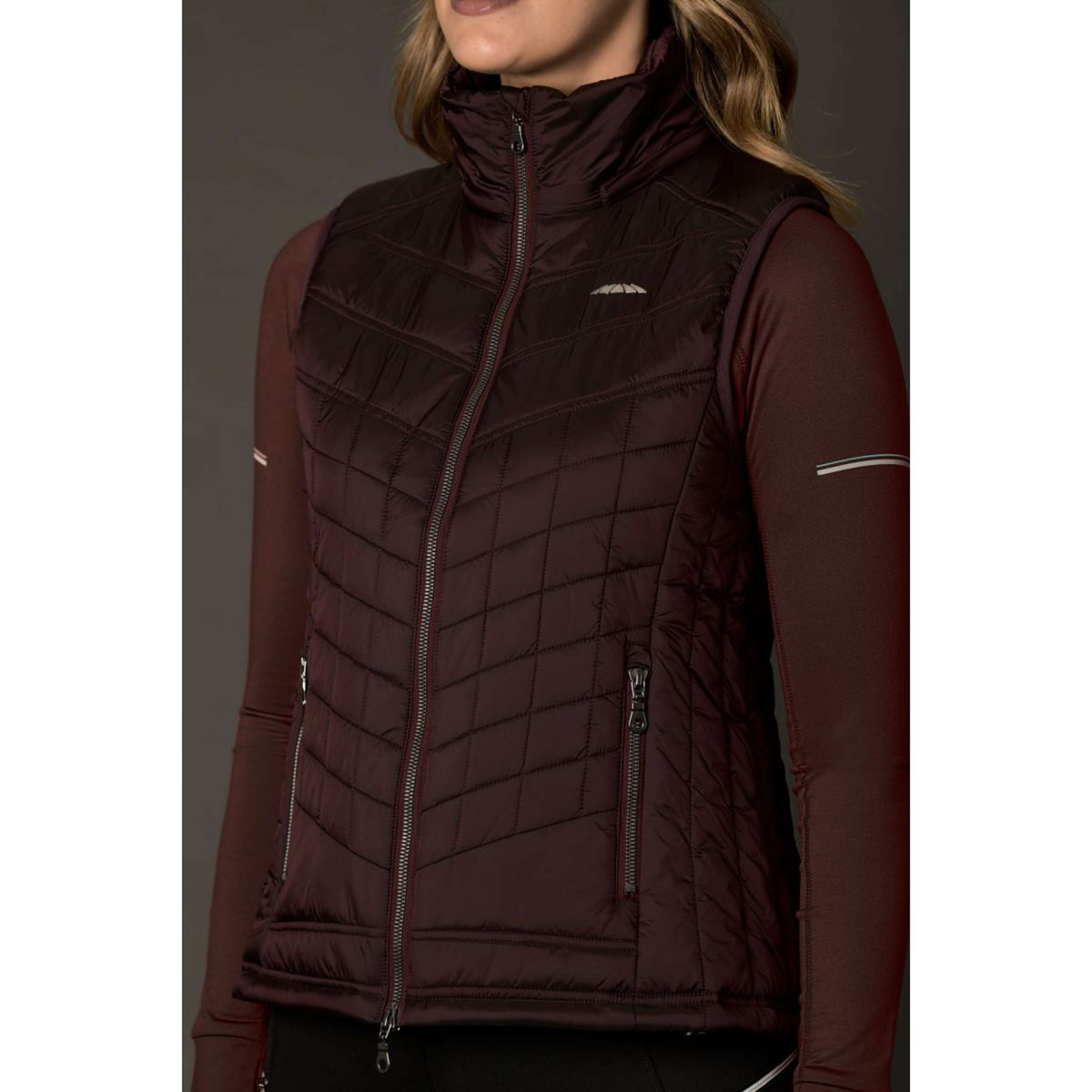 Weatherbeeta Weste Gia Puffer Mulberry